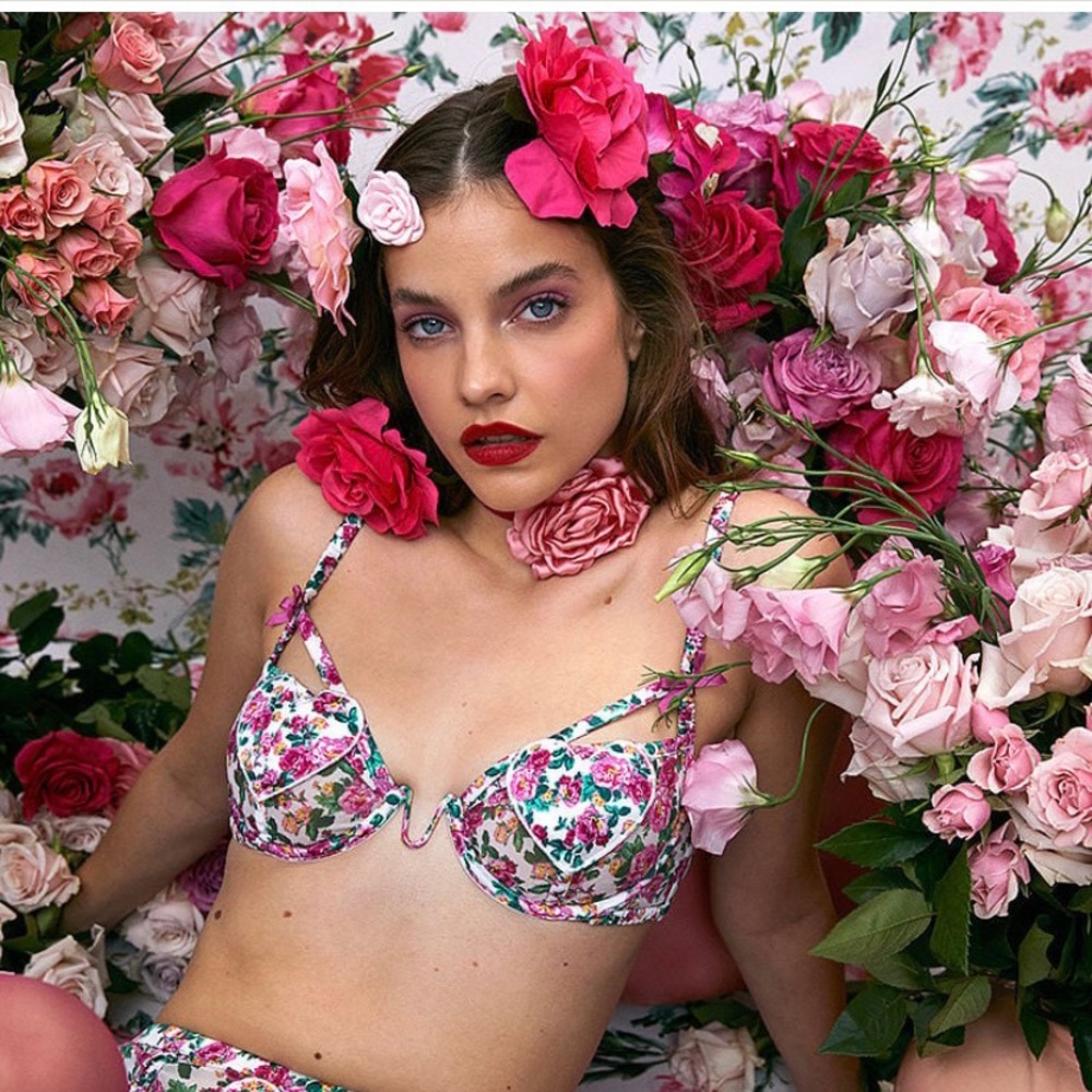 NWT! For Love and Lemons Floral Bra and Thong set